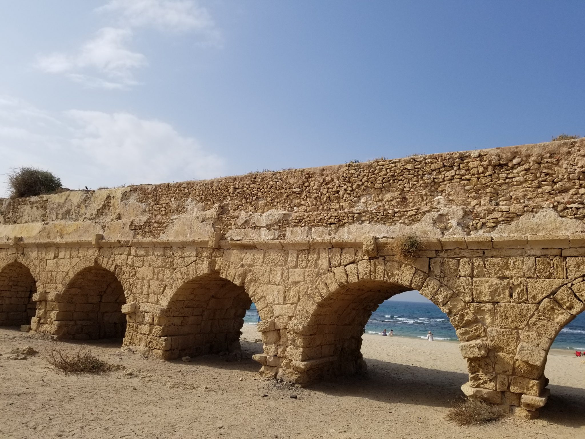 Roman aqueduct at Caesarea