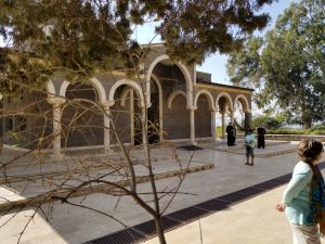 Church of the Beatitudes.  The ground of this church are absolutely beautiful for this church which sits along the Sea of Galilee