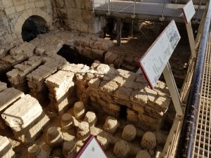 Ovens that were used to heat the steam for the steam bath at Bet Shean