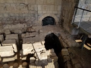 Ovens that were used to heat the steam for the steam bath at Bet Shean